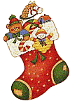 Christmas stockings coloring pages