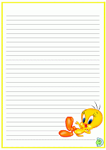 Tweety Writing Paper