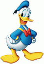 Donald Duck writing paper