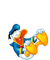 Donald Duck lined writing paper