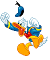 Donald Duck writing paper for kids