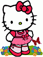 Hello Kitty coloring pages